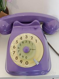 Telefono vintage a rotelle anni 70/80