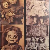 cartoline bambole macabre orrore