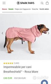 IMPERMEABILE E FELPA "SPARK PAWS"