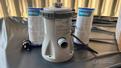 Pompa filtraggio piscina Bestway + filtri