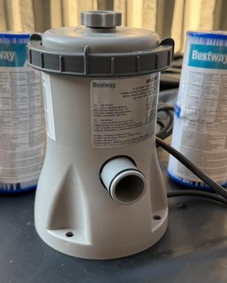 Pompa filtraggio piscina Bestway + filtri