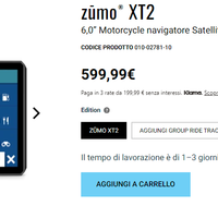 NAVIGATORE MOTO GARMIN ZUMO XT2