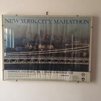 Poster Originale Marattona di New York 1986
