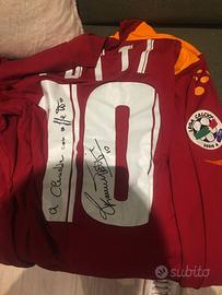 Maglia Roma Totti indossata e autografata