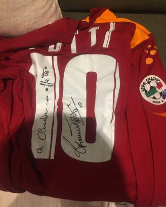 Maglia Roma Totti indossata e autografata