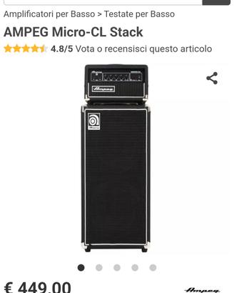 Casse audio Ampeg altoparlanti prezzo stracciato