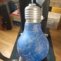 lampadario a forma di lampadina 