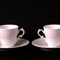 coppia tazze da caffè in porcellana Richard Ginori