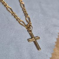 Collana con crocifisso oro 18k 15.5g 51cm