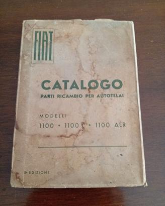 Fiat 1100 Torpedo Cabriolet  L ALR Catalogo ricamb