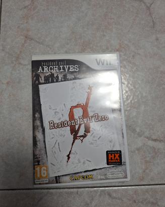 RESIDENT EVIL ZERO PER WII