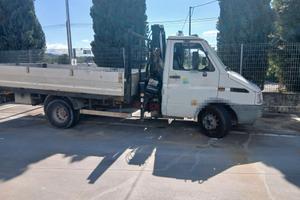 AUTOCARRO IVECO 59E15 CON GRU HIAB 035-2 (RIF. 990
