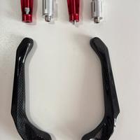 Coppia protezioni leve in fibra di carbonio NUOVE!