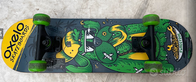 Skateboard OXELO Skate Play 3 DOG Green