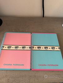 2 Quaderni a spirale Chiara Ferragni A4