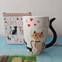 Tazza in porcellana 350 ml Gatti 