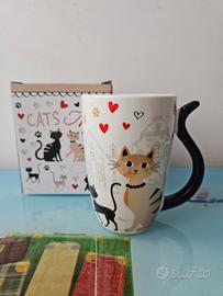 Tazza in porcellana 350 ml Gatti 