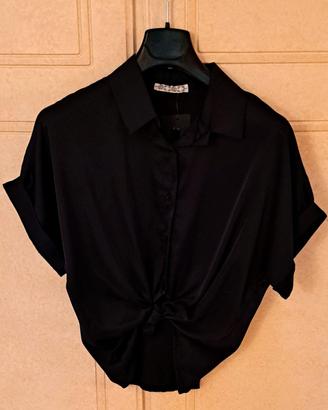 Elegante camicia blu tg. 44. Nuova