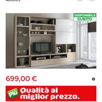 Mobile soggiorno a parete 