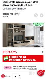 Mobile soggiorno a parete 