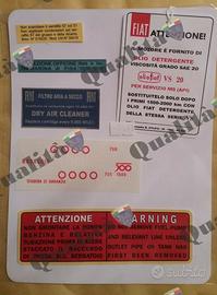Kit adesivi fiat 500 F L R
