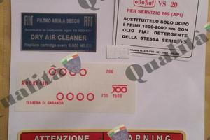 Kit adesivi fiat 500 F L R