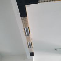 Plafoniera luci soffitto stile industriale da 2mt