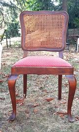 SEDIE LUBKE CON SCHIENALE IN PAGLIA DI VIENNA