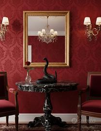 Scultura Serpente in Resina Nero Ossidiana –20 cm