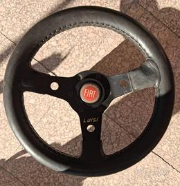 volante sportivo Luisi nero con clacson Fiat 500