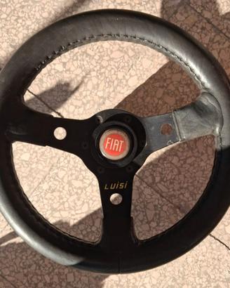 volante sportivo Luisi nero con clacson Fiat 500
