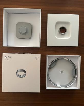 Oura Ring 4 - Brushed Silver - Misura 10