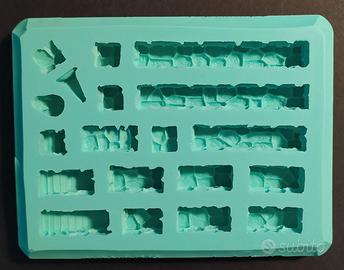 7 stampi originali Hirst Arts in silicone