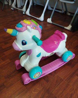 Unicorno a dondolo Clementoni con luci e suoni