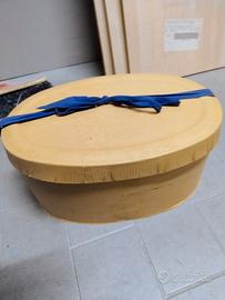 set argento pettini+specchio vintage 