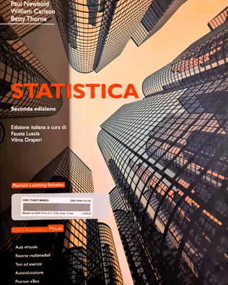 Libro di Statistica - Newbold, Carlson eThorne