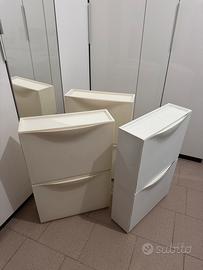 Scarpiere Ikea Trones bianche