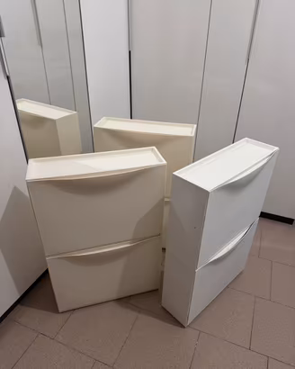 Scarpiere Ikea Trones bianche