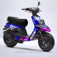 Kit grafiche MBK Booster(2004-2018)-Craft blu/pink