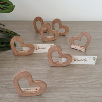 Segnaposto cuore matrimonio cresima battesimo