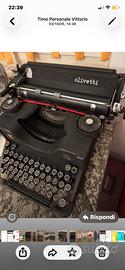 Macchina da scrivere olivetti