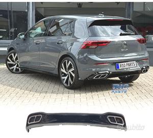 DIFFUSORE VOLKSWAGEN VW GOLF 8 20-23 LOOK R LINE D