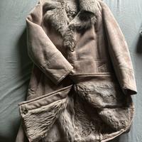 Montone lungo in pelliccia autentica, anni ‘ 70