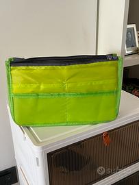 Borsa porta oggetti verde fluo