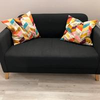 Divano 2 posti LINANÄS grigio scuro