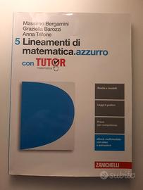 Libro "Lineamenti di Matematica 5"