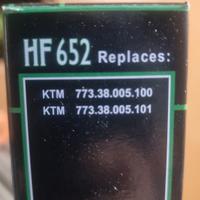 filtro olio hf 652
