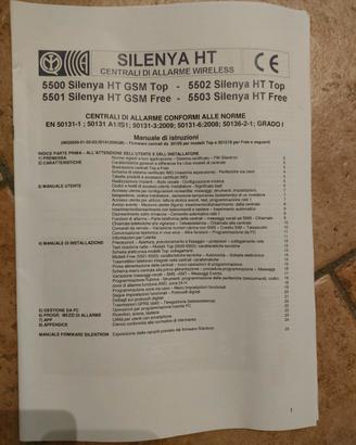 Centrale allarme SILENTRON usata