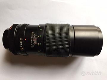 Teleobiettivo Vivitar 300mm f/5.6 – Attacco M42