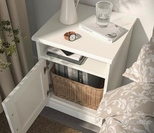 Coppia di comodini Ikea bianchi SONGESAND